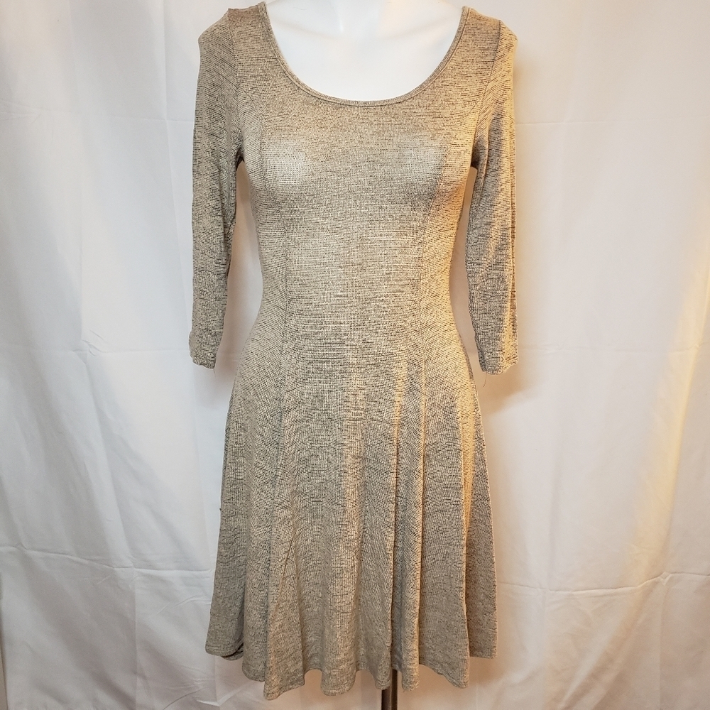 Rue21 beige multi skater dress nwot